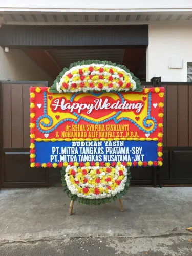 Papan Bunga Pernikahan rejosari