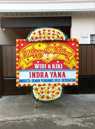 Papan Bunga Pernikahan rejosari